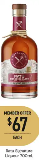 Dan Murphy's Ratu Signature Liqueur offer
