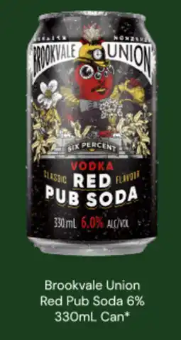 Dan Murphy's Brookvale Union Red Pub Soda 6% Can offer