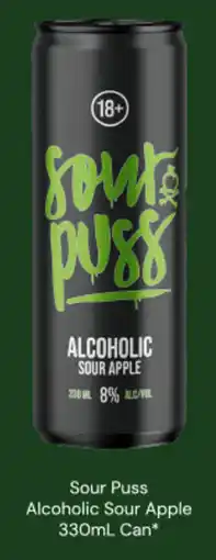 Dan Murphy's Sour Puss Alcoholic Sour Apple Can offer