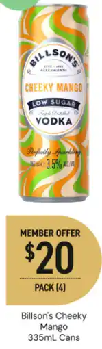Dan Murphy's Billsons Cheeky Mango Cans offer