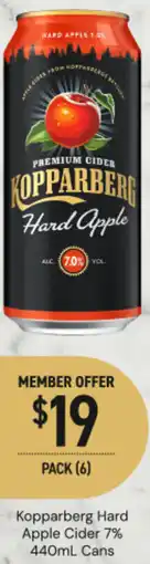 Dan Murphy's Kopparberg Hard Apple Cider 7% Cans offer