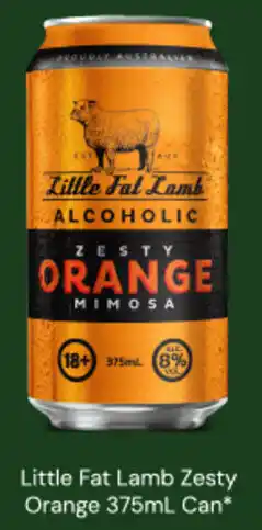 Dan Murphy's Little Fat Lamb Zesty Orange Can offer