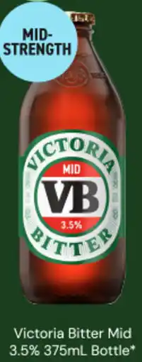 Dan Murphy's Victoria Bitter Mid 3.5% Bottle* offer