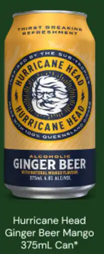 Dan Murphy's Hurricane Head Ginger Beer Mango Can offer
