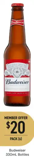 Dan Murphy's Budweiser Bottles offer