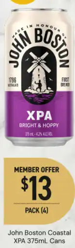 Dan Murphy's John boston coastal xpa cans offer