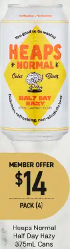Dan Murphy's Heaps Normal Half Day Hazy Cans offer