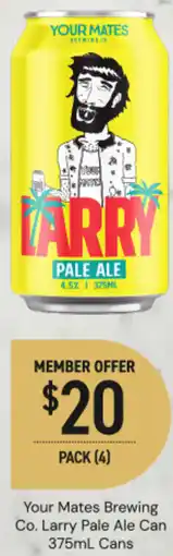 Dan Murphy's Your Mates Brewing Co Larry Pale Ale Can Cans offer