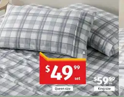 ALDI Organic Cotton Flannelette Fitted Sheet Set offer