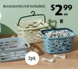 ALDI Slotted Peg Basket offer