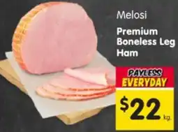 Spar Melosi Premium Boneless Leg Ham offer
