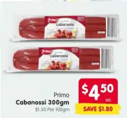 Spar Primo Cabanossi offer
