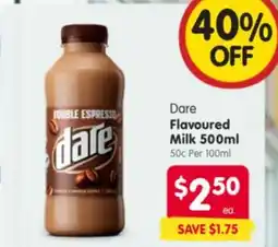 Spar Dare Flavoured Milk offer