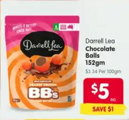 Spar Darrell Lea Chocolate Balls offer