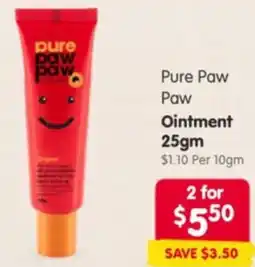Spar Pure Paw Paw Ointment offer