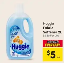 Spar Huggie Fabric Softener offer
