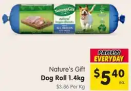 Spar Nature's Gift Dog Roll offer
