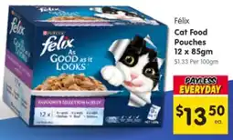 Spar Félix Cat Food Pouches offer
