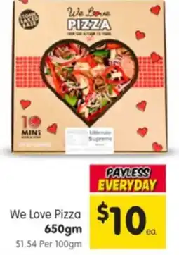 Spar We Love Pizza offer