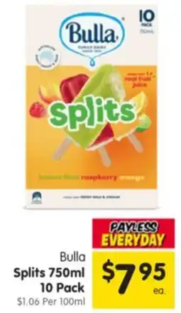 Spar Bulla Splits offer