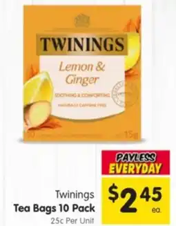 Spar Twinings Tea Bags offer