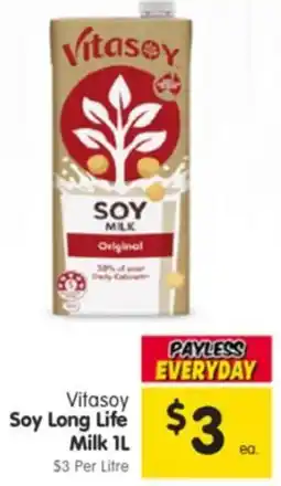Spar Vitasoy Soy Long Life Milk offer