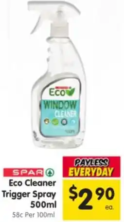 Spar SPAR Eco Cleaner Trigger Spray offer