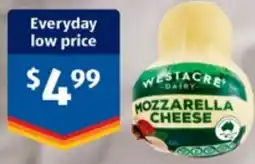 ALDI Westacre Dairy Mozzarella Cheese offer