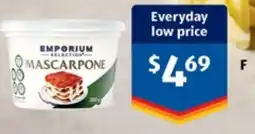 ALDI Emporium Selection Mascarpone offer