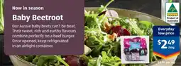 ALDI Baby Beetroot offer