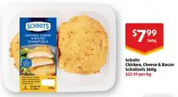 ALDI Schnits Chicken, Cheese & Bacon Schnitzels offer