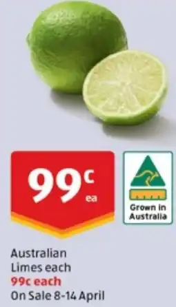 ALDI Australian Limes offer