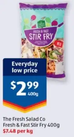 ALDI The Fresh Salad Co Fresh & Fast Stir Fry offer