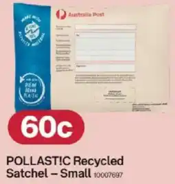 Australia Post POLLASTIC Recycled Satchel - Small offer