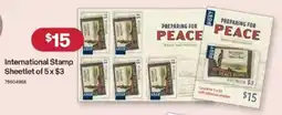 Australia Post International Stamp Sheetlet of offer