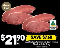 Drakes Australian Grain Fed Beef Rump Steak offer