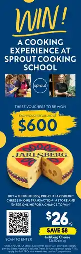Drakes Jarlsberg Cheese offer