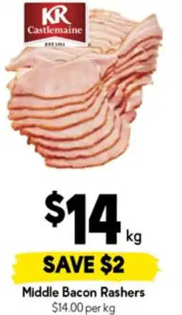 Drakes Middle Bacon Rashers offer