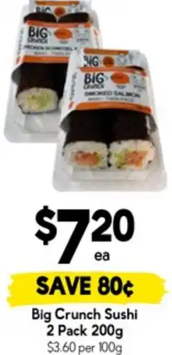 Drakes Big Crunch Sushi 2 Pack offer