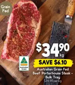 Drakes Australian Grain Fed Beef Porterhouse Steak offer