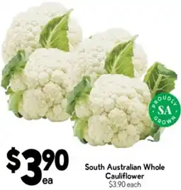 Drakes South Australian Whole Cauliflower offer