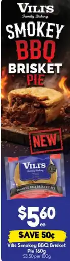 Drakes Vilis Smokey BBQ Brisket Pie offer