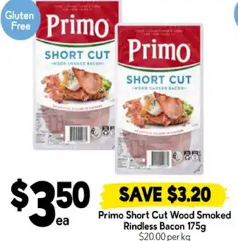 Drakes Primo Short Cut Wood Smoked Rindless Bacon offer