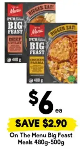 Drakes On The Menu Big Feast Meals offer