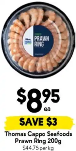 Drakes Thomas Cappo Seafoods Prawn Ring offer
