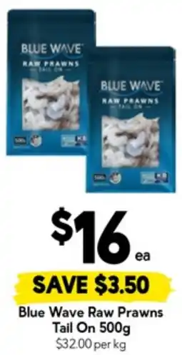 Drakes Blue Wave Raw Prawns Tail On offer