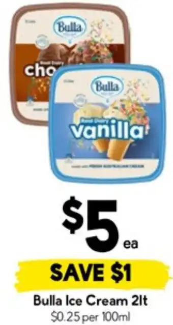 Drakes Bulla Ice Cream offer