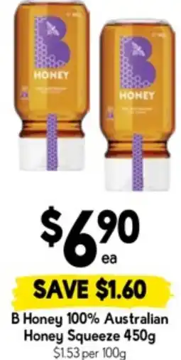 Drakes B Honey 100% Australian Honey Squeeze offer