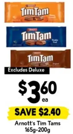 Drakes Arnott's Tim Tams offer