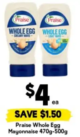 Drakes Praise Whole Egg Mayonnaise offer